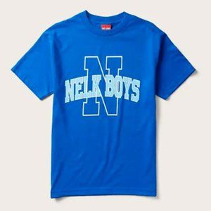 XL Nelk Collegiate Tee Shirt Blue T Full Send NEW Party Gift College